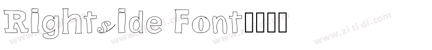 Rightside Font字体转换